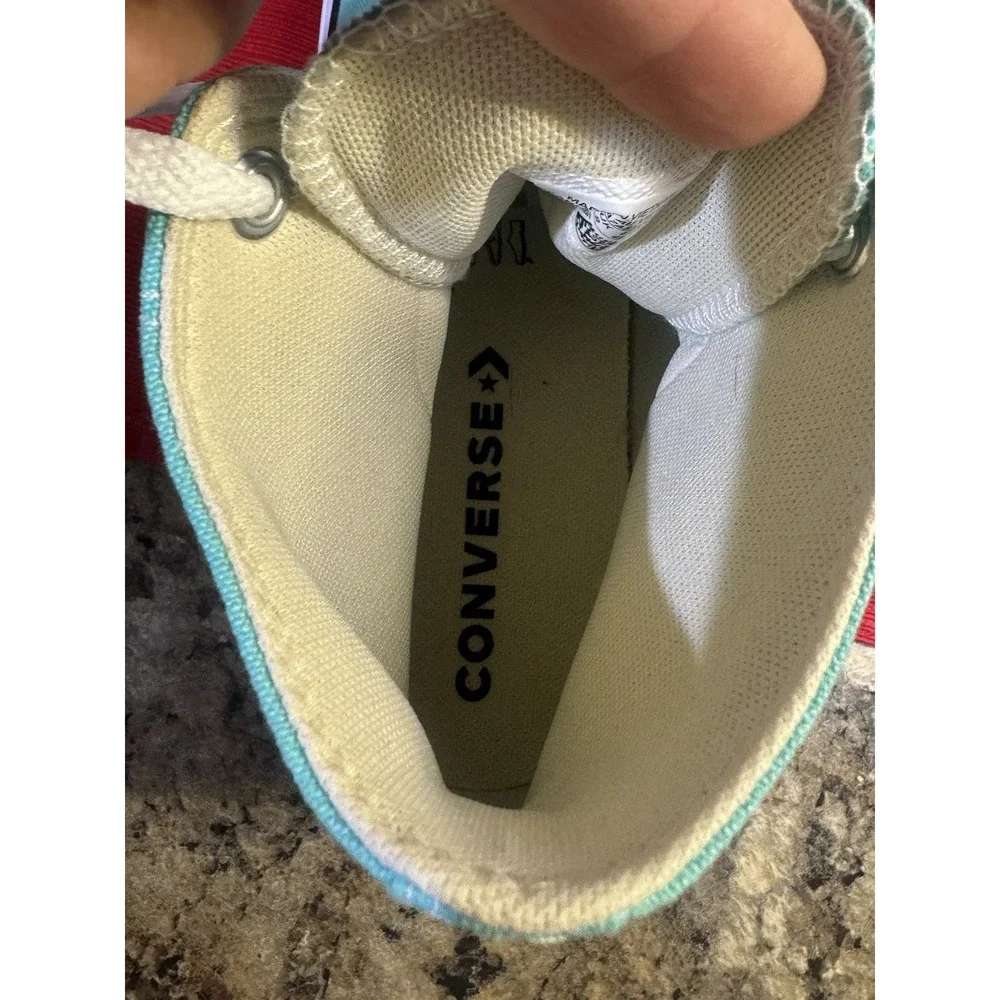 Converse Chuck Taylor All Star Turquoise High Top Canvas Sneakers M-9/W-11 - Picture 11 of 11